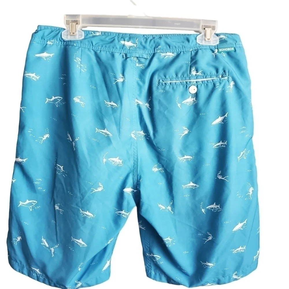 Bonobos Fish Print Shorts Mens Sz‎ 32